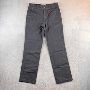 Duck Camp Premium Outdoor Goods Cordura Pants Mens 30R Gray Straight Leg